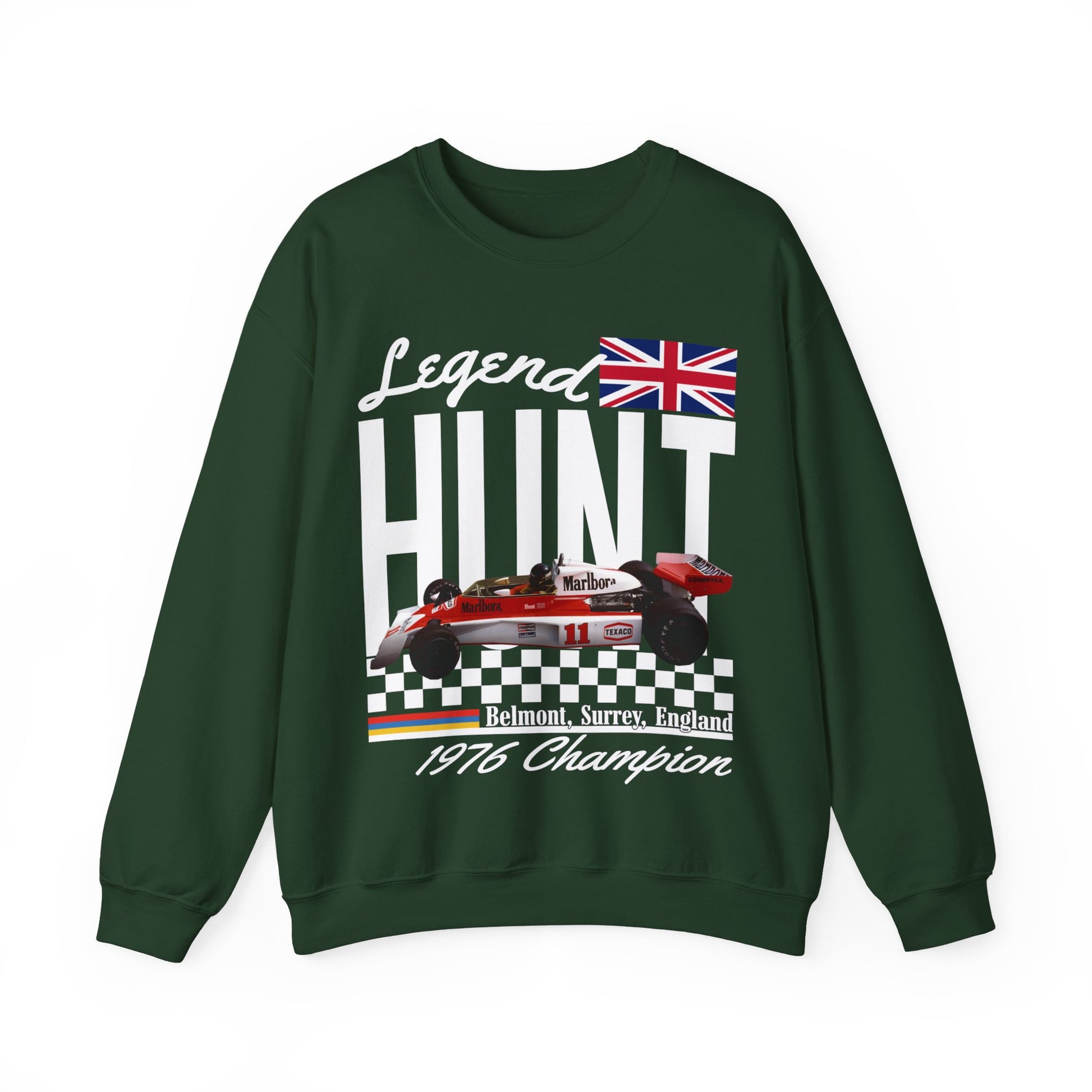 British Legend James Hunt Sweatshirt | Vintage Formula 1 Shirt