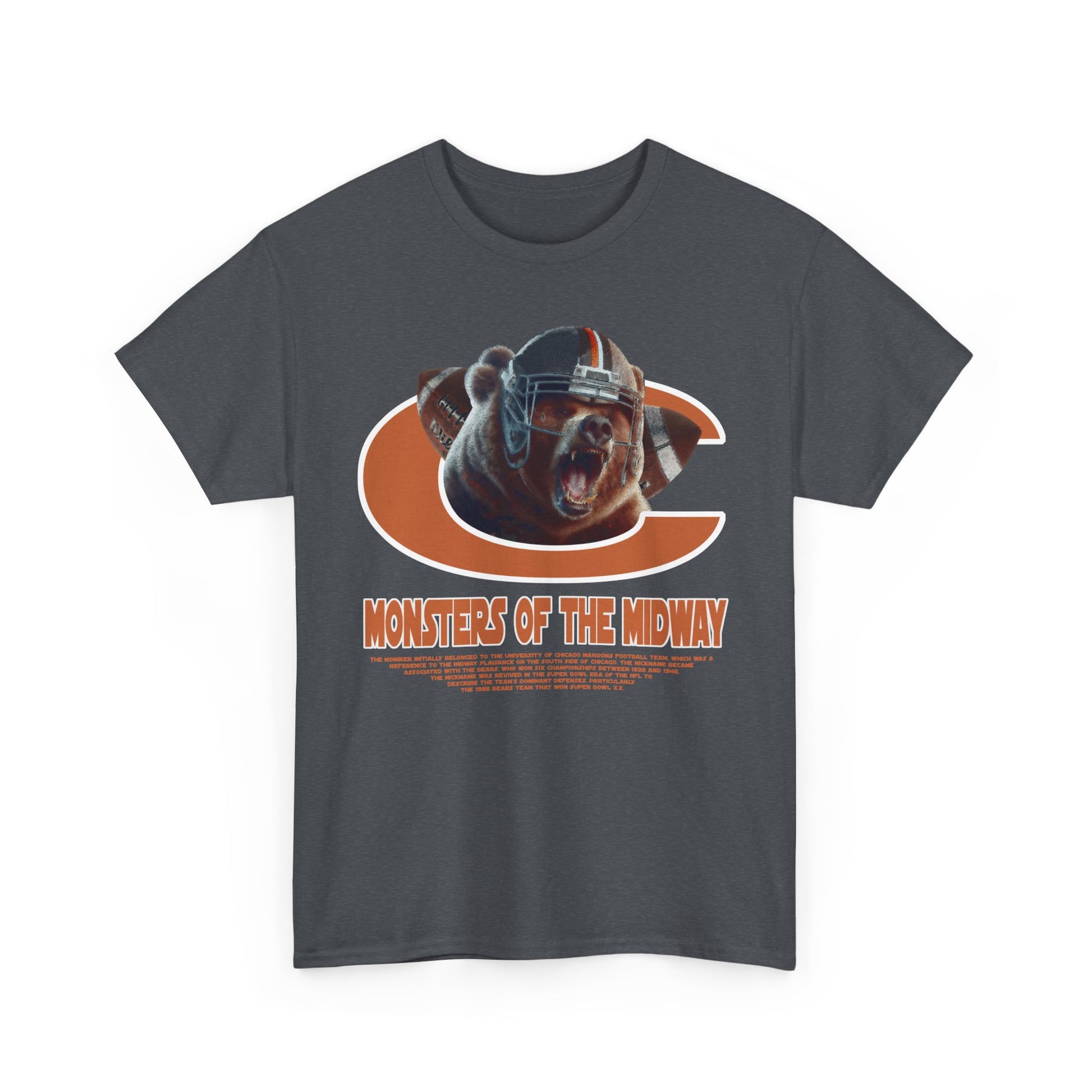 Chicago Bears Inspired Football T-Shirt | Vintage American Football Tee