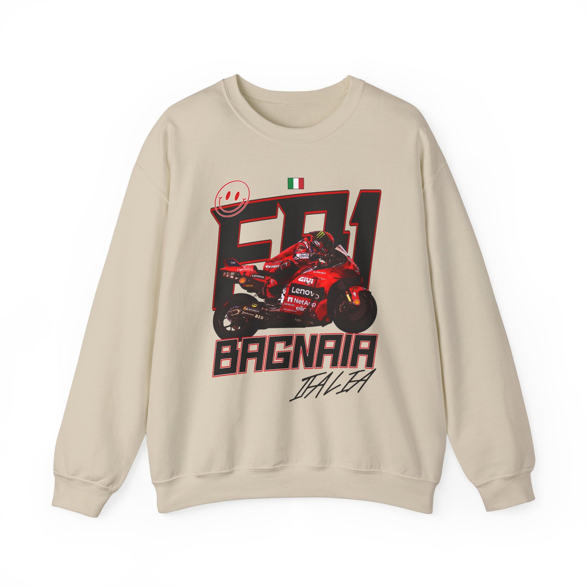 Francesco Bagnaia Inspired Sweatshirt | Motorcycle Racing Fan Gift