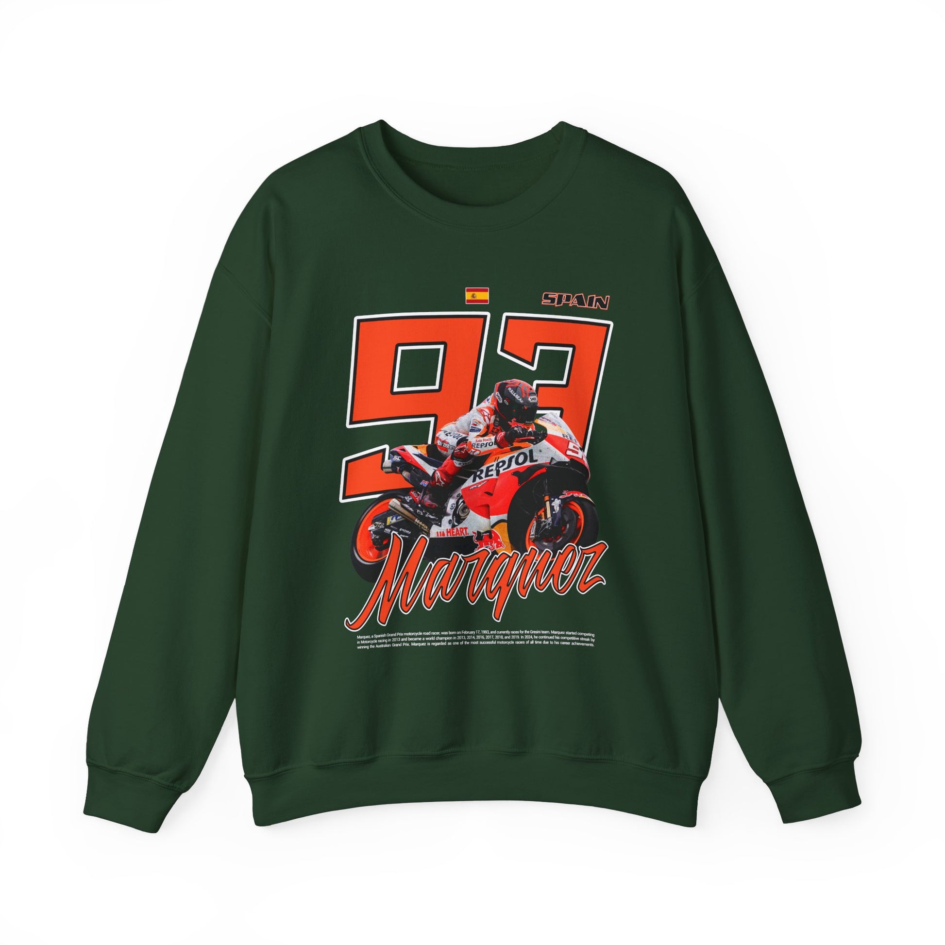 Marc Marquez Inspired Sweatshirt | Motorcycle Racing Gift