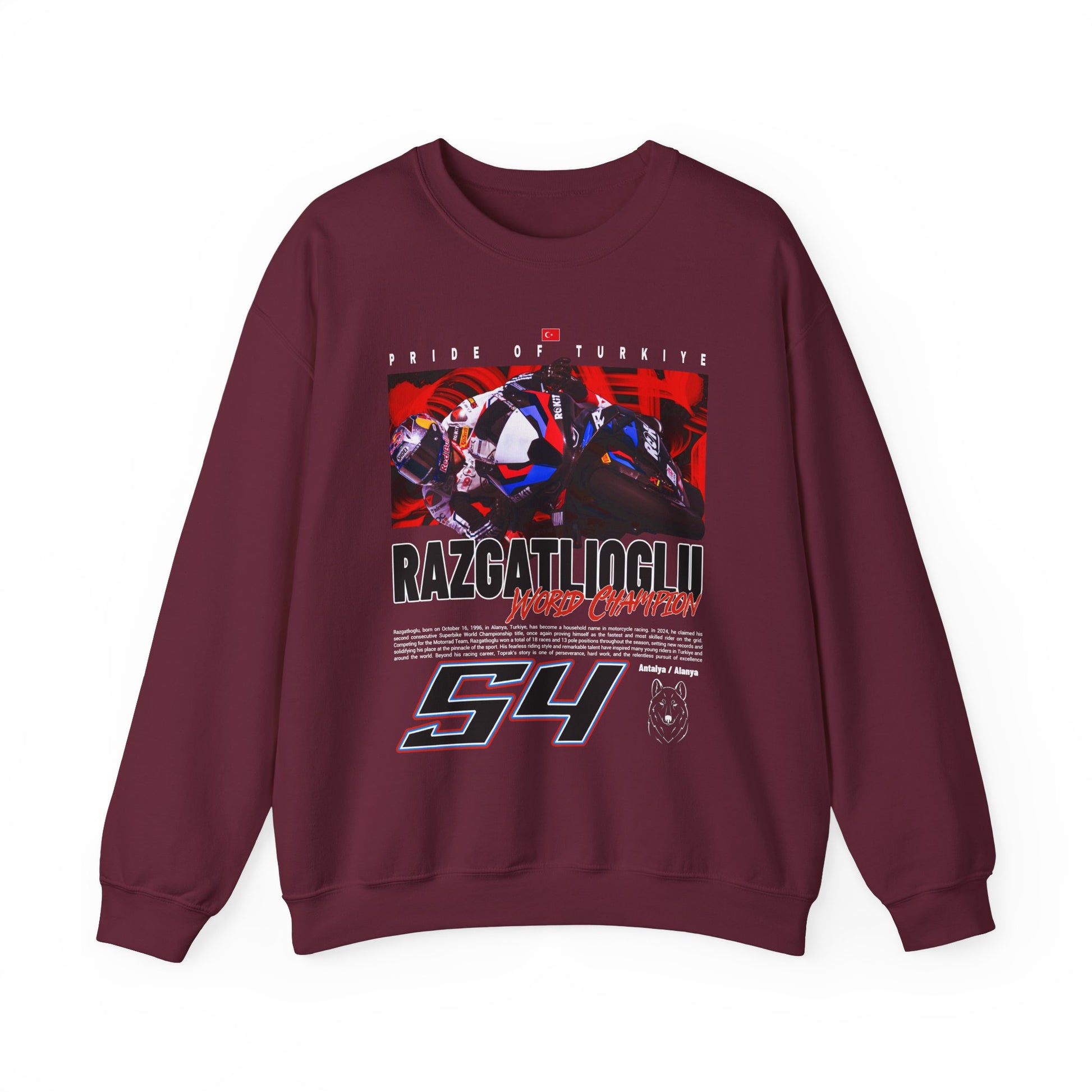 Toprak Razgatlioglu Inspired Sweatshirt | Super bike Motorcycle Sweatshirt