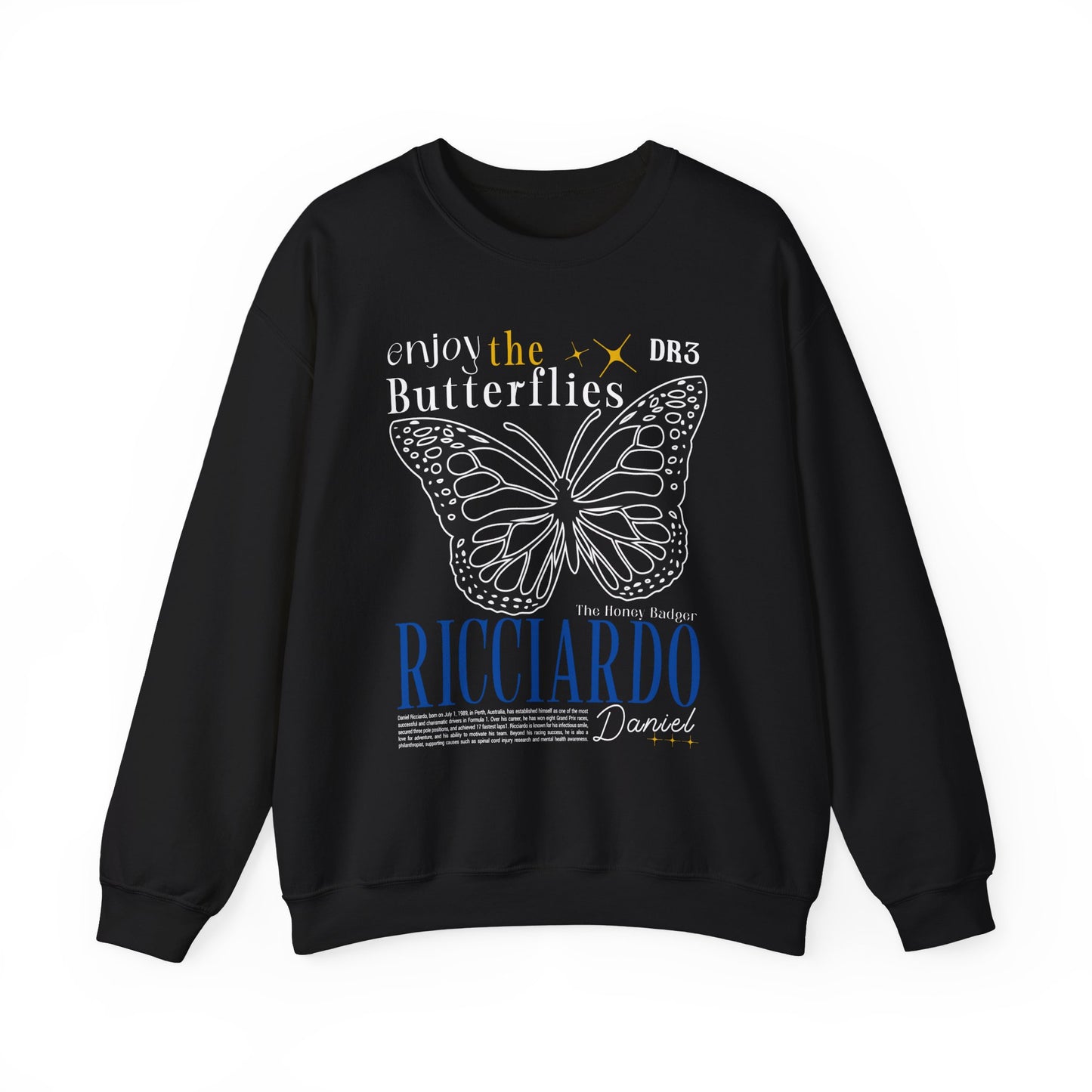 Daniel Ricciardo Enjoy The Butterflies Shirt F1 Fan Sweatshirt