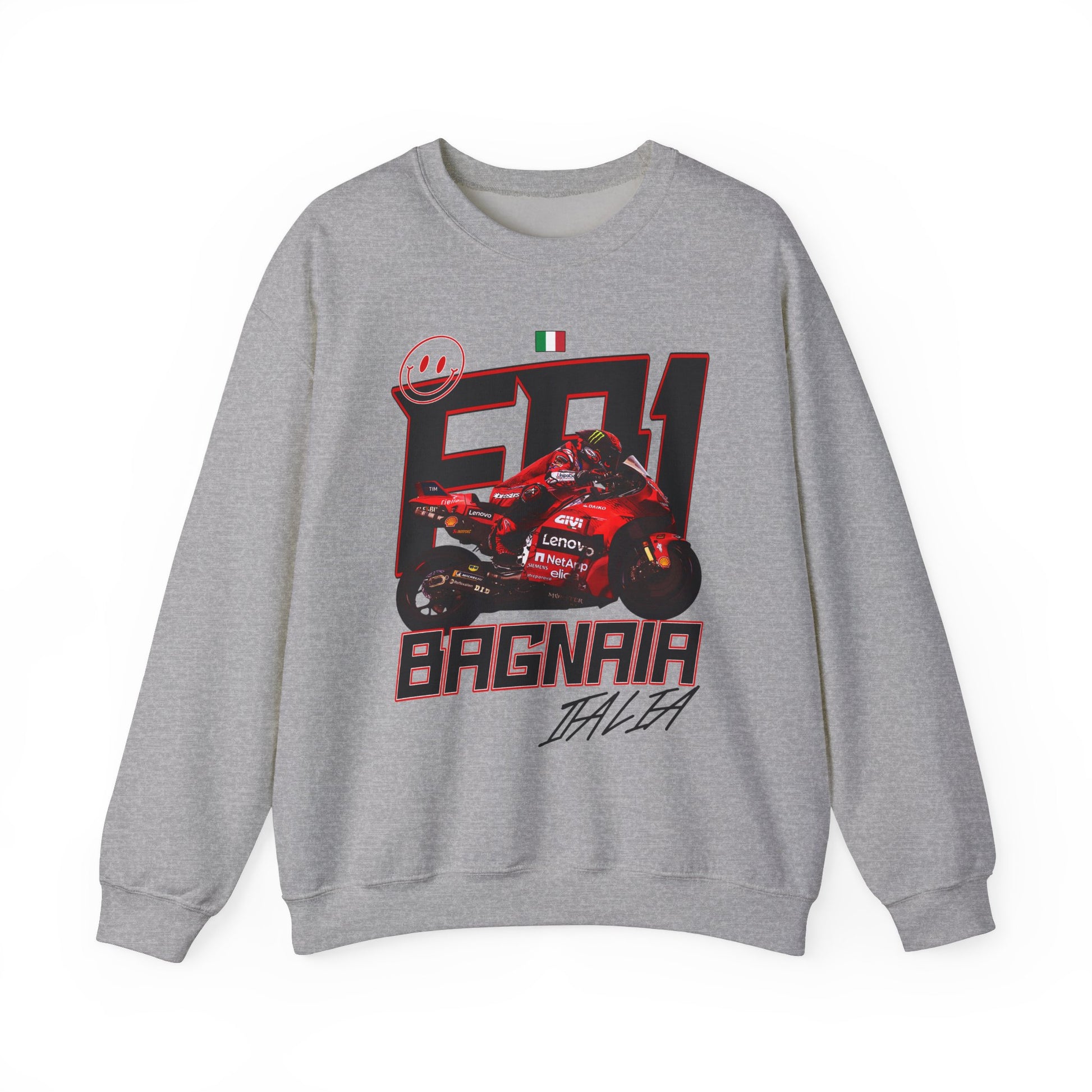 Francesco Bagnaia Inspired Sweatshirt | Motorcycle Racing Fan Gift