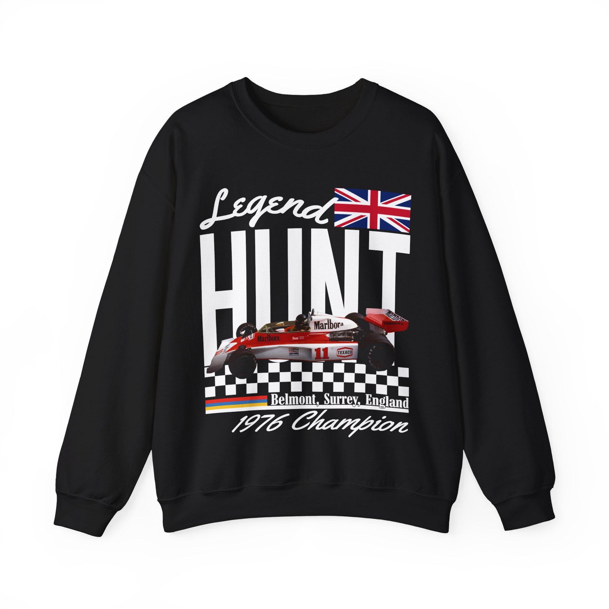 British Legend James Hunt Sweatshirt | Vintage Formula 1 Shirt