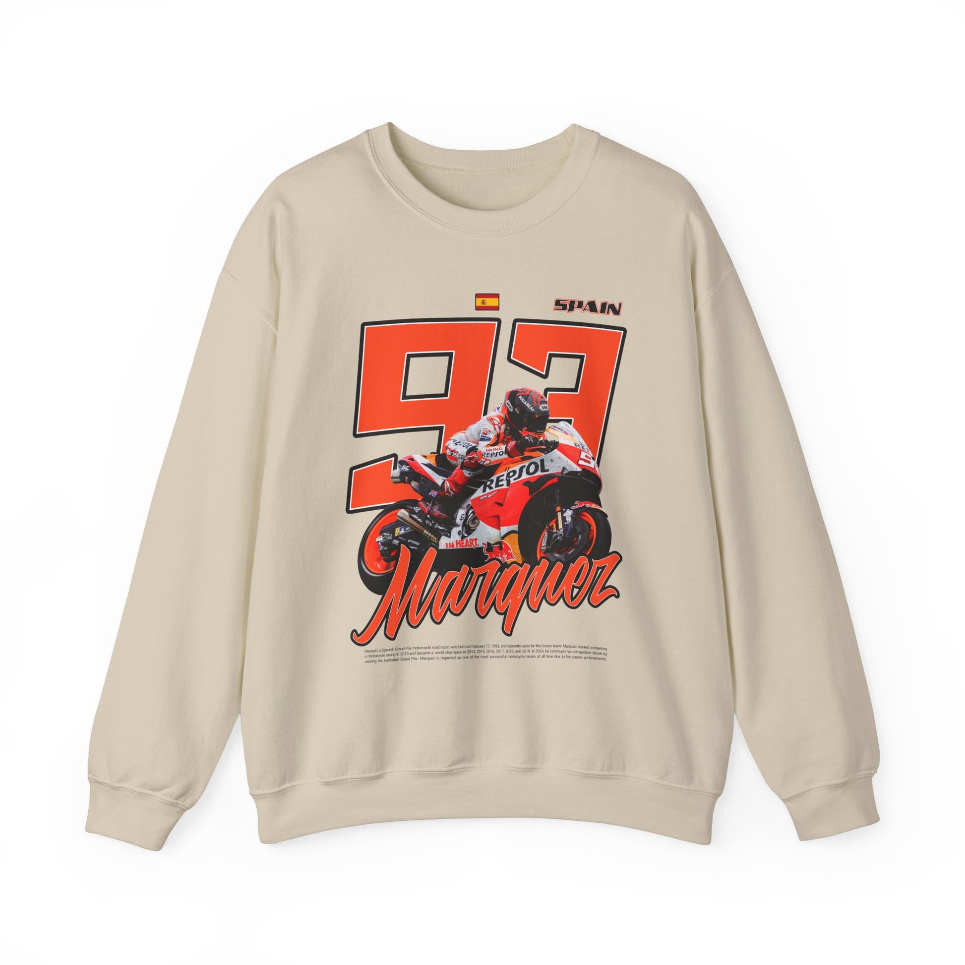 Marc Marquez Inspired Sweatshirt | Motorcycle Racing Gift