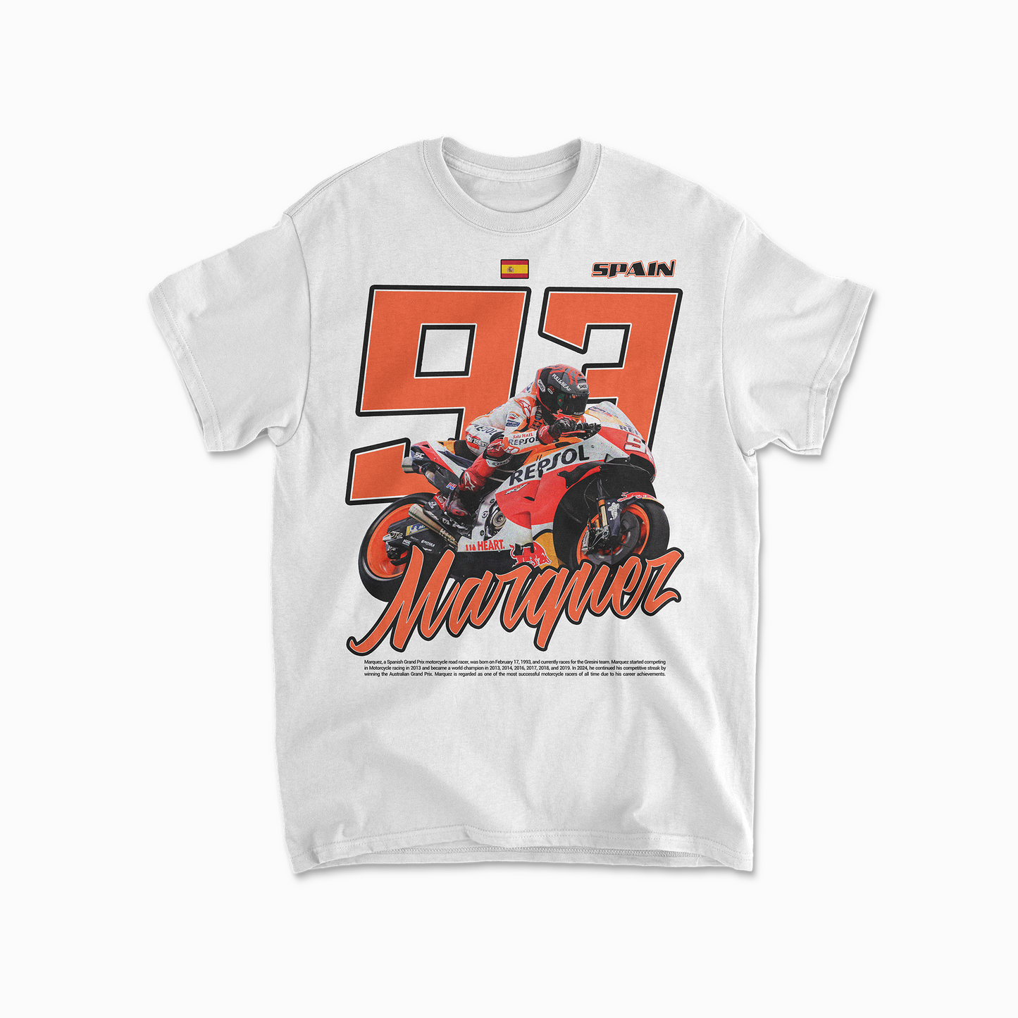 Marc Marquez Inspired T-Shirt | Motorcycle Racing Fan Gift