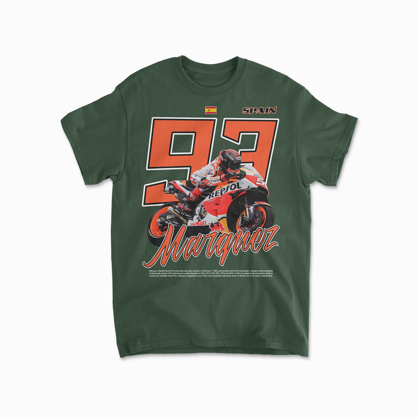 Marc Marquez Inspired T-Shirt | Motorcycle Racing Fan Gift