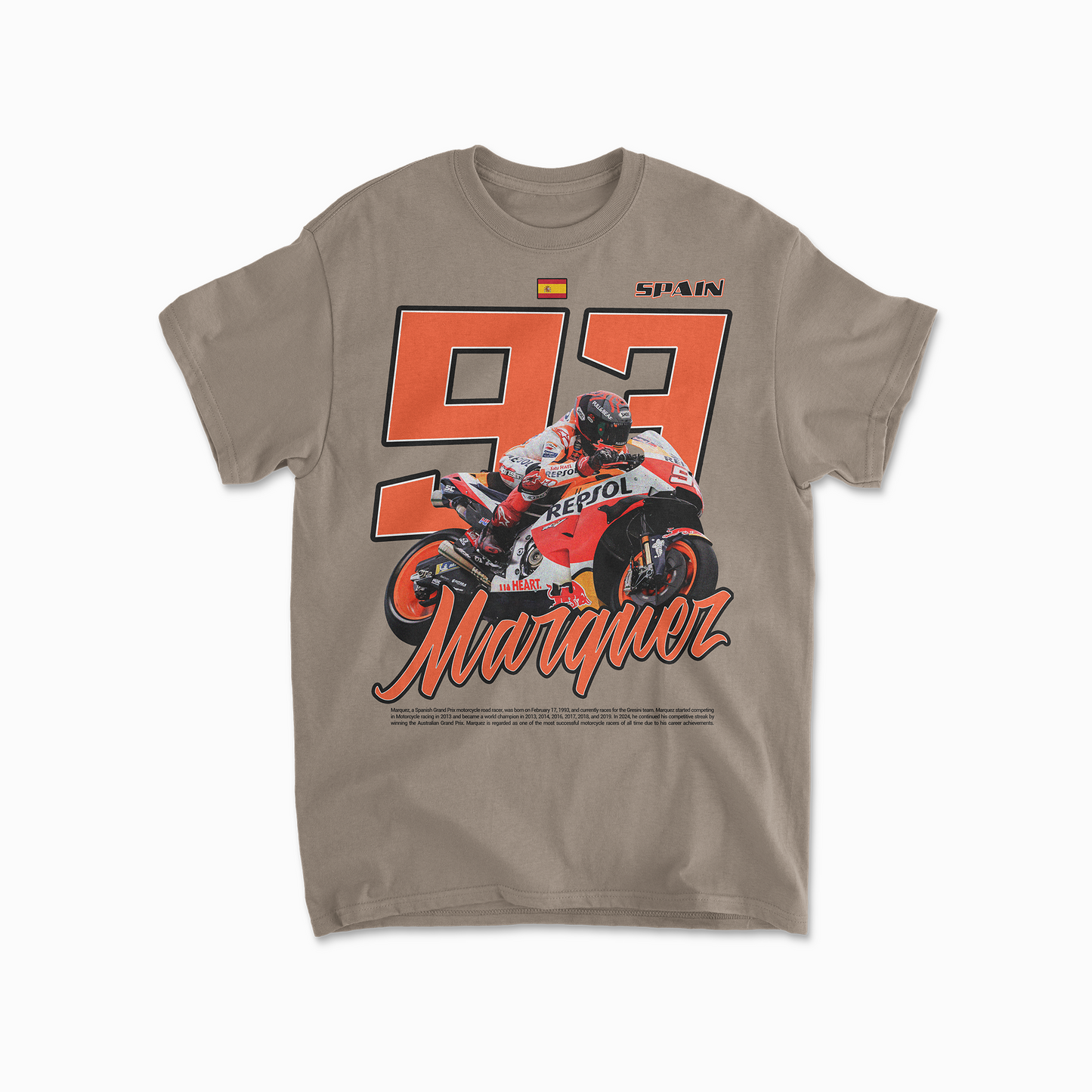 Marc Marquez Inspired T-Shirt | Motorcycle Racing Fan Gift