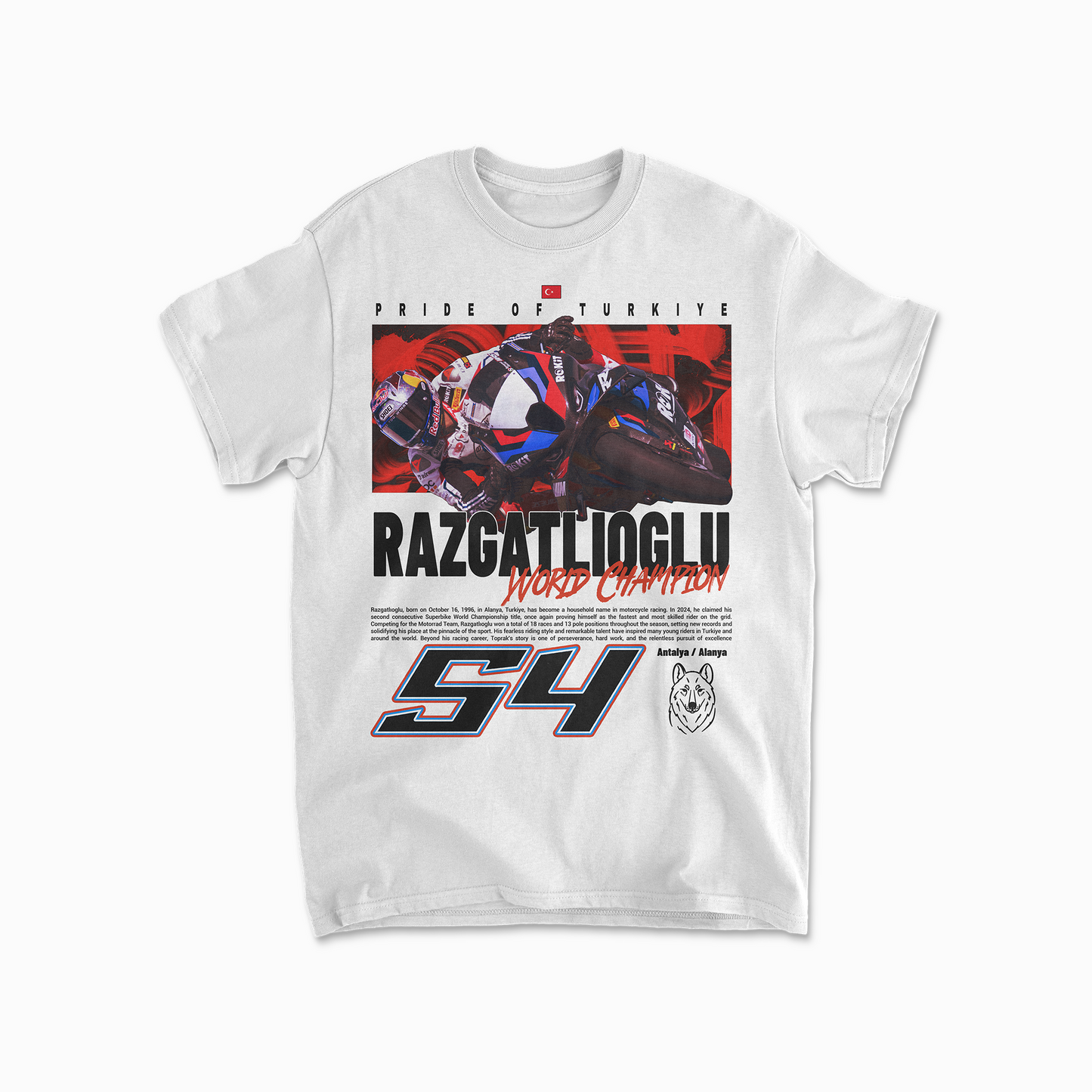 Toprak Razgatlioglu Inspired T-Shirt | Super Bike Motorcycle Racing Fan Gift