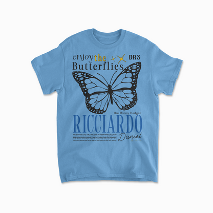 Daniel Ricciardo Inspired T-Shirt | Enjoy The Butterflies Ricciardo Butterfly Shirt