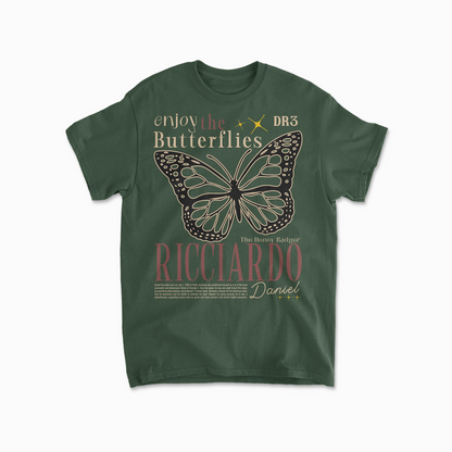 Daniel Ricciardo Inspired T-Shirt | Enjoy The Butterflies Ricciardo Butterfly Shirt