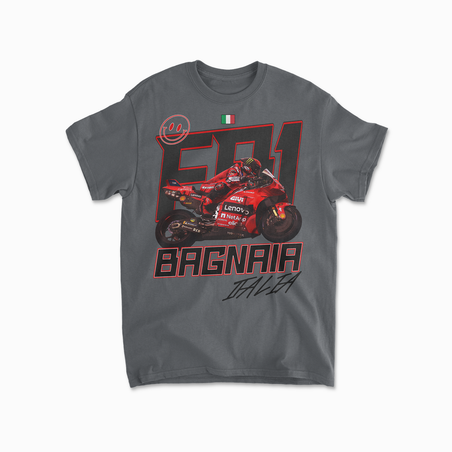 Francesco Bagnaia Inspired T-Shirt | Motorcycle Racing Fan Gift