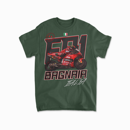 Francesco Bagnaia Inspired T-Shirt | Motorcycle Racing Fan Gift