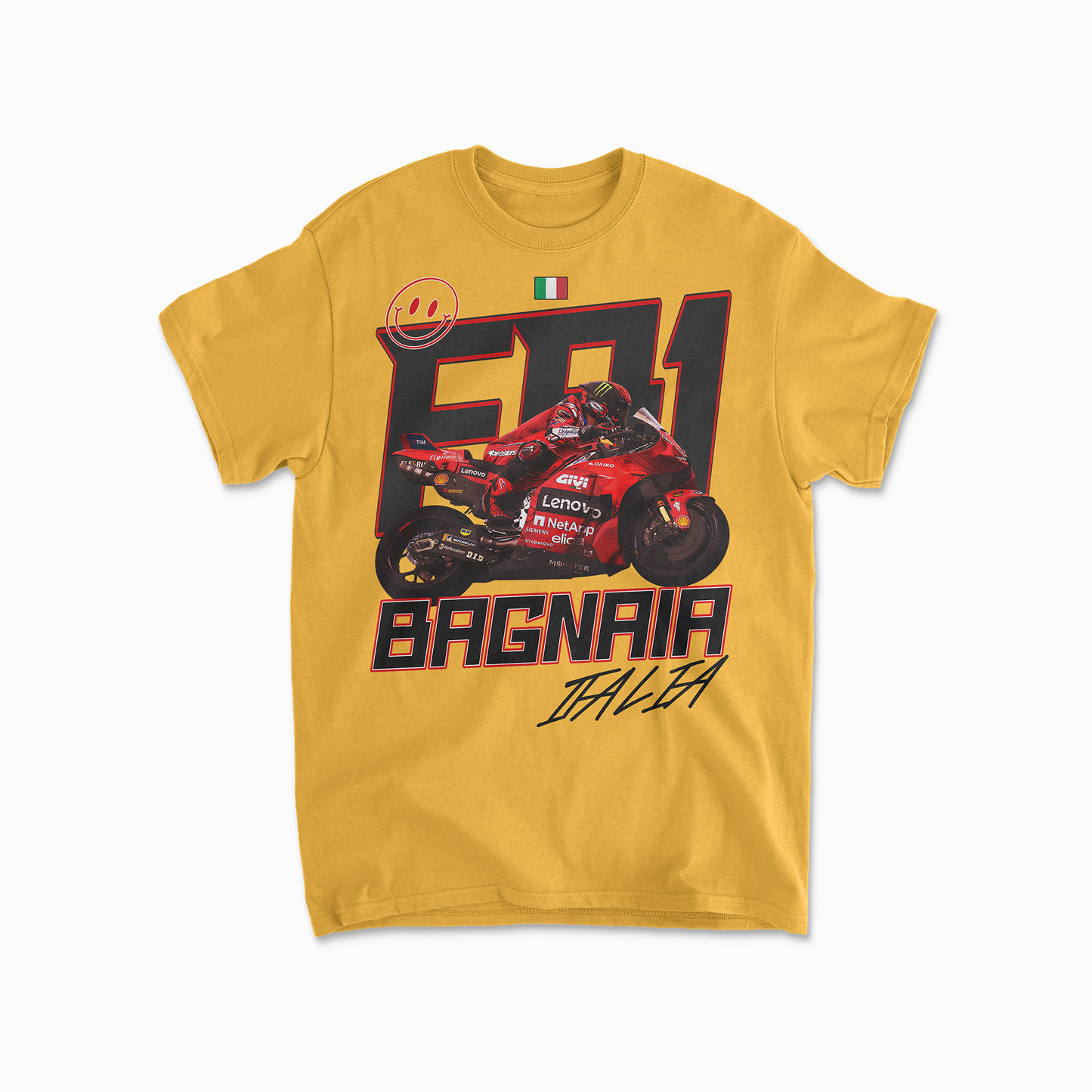 Francesco Bagnaia Inspired T-Shirt | Motorcycle Racing Fan Gift