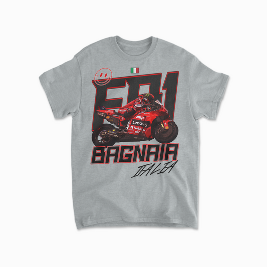 Francesco Bagnaia Inspired T-Shirt | Motorcycle Racing Fan Gift