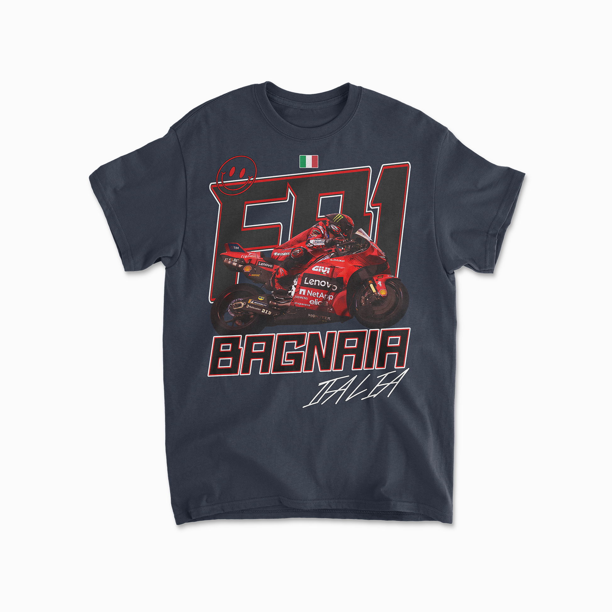 Francesco Bagnaia Inspired T-Shirt | Motorcycle Racing Fan Gift