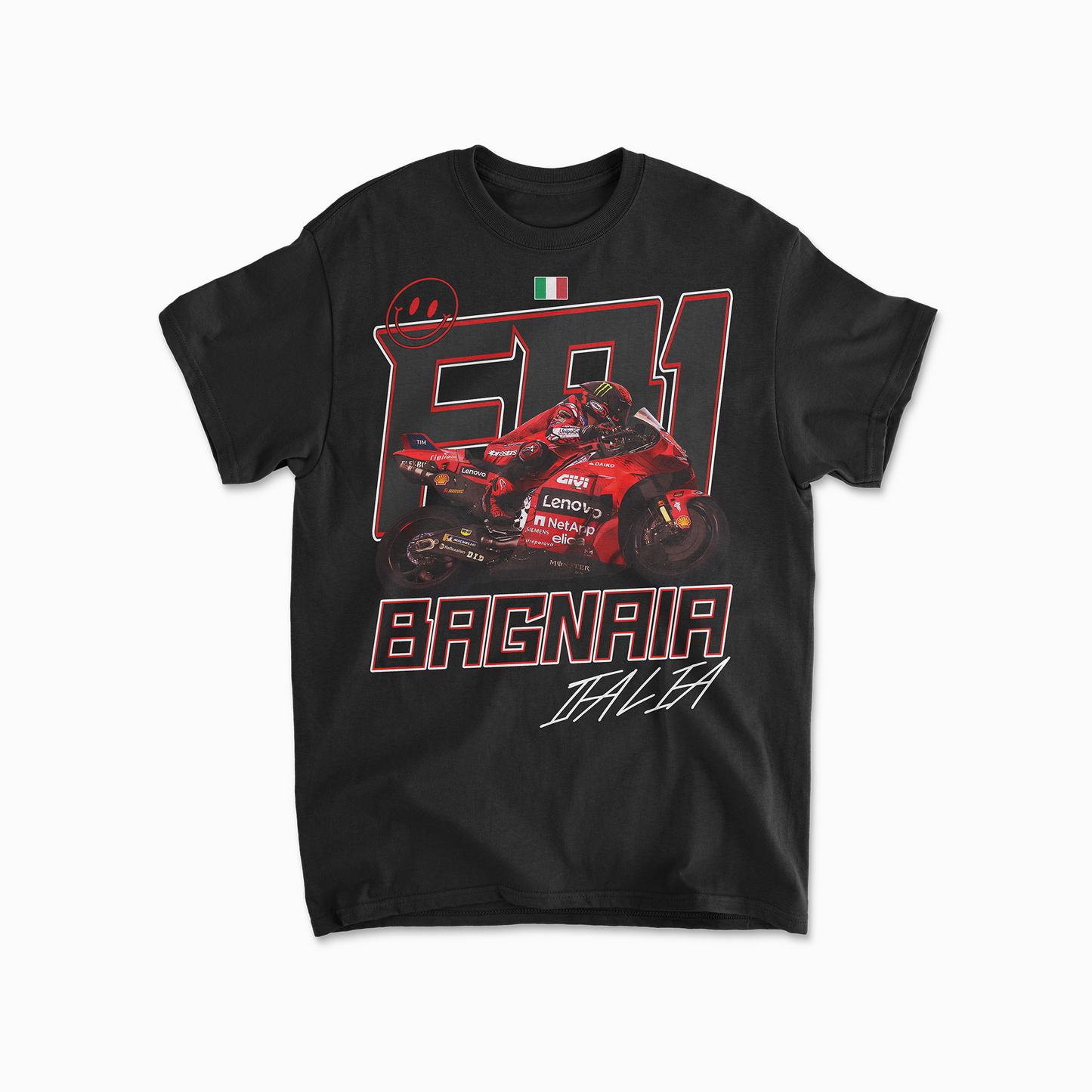 Francesco Bagnaia Inspired T-Shirt | Motorcycle Racing Fan Gift