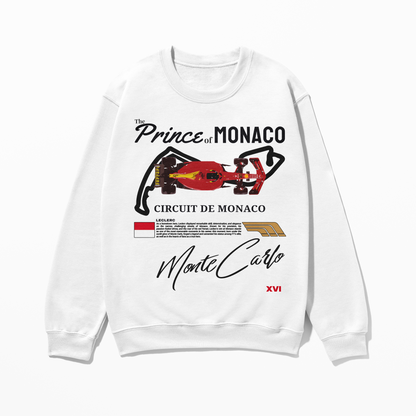 Monaco Grand Prix Charles Leclerc Sweatshirt | Inspired Monte Carlo Circuit Gift