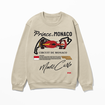 Monaco Grand Prix Charles Leclerc Sweatshirt | Inspired Monte Carlo Circuit Gift