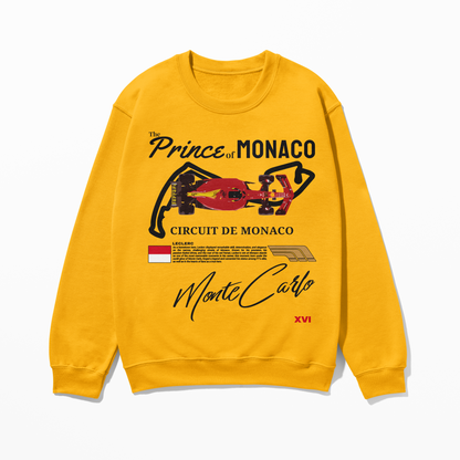 Monaco Grand Prix Charles Leclerc Sweatshirt | Inspired Monte Carlo Circuit Gift
