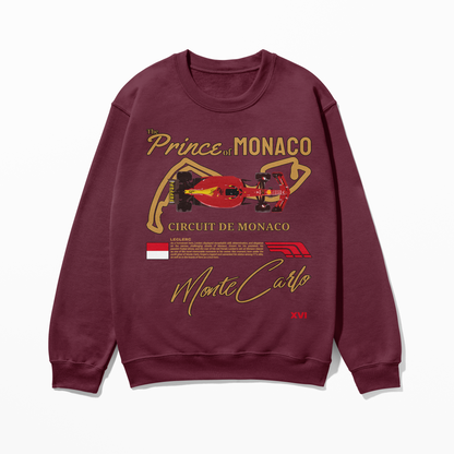 Monaco Grand Prix Charles Leclerc Sweatshirt | Inspired Monte Carlo Circuit Gift