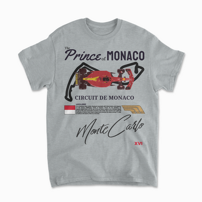 Charles Leclerc Monaco GP T-Shirt | Inspired Monte Carlo Circuit Shirt