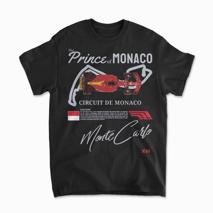 Charles Leclerc Monaco GP T-Shirt | Inspired Monte Carlo Circuit Shirt