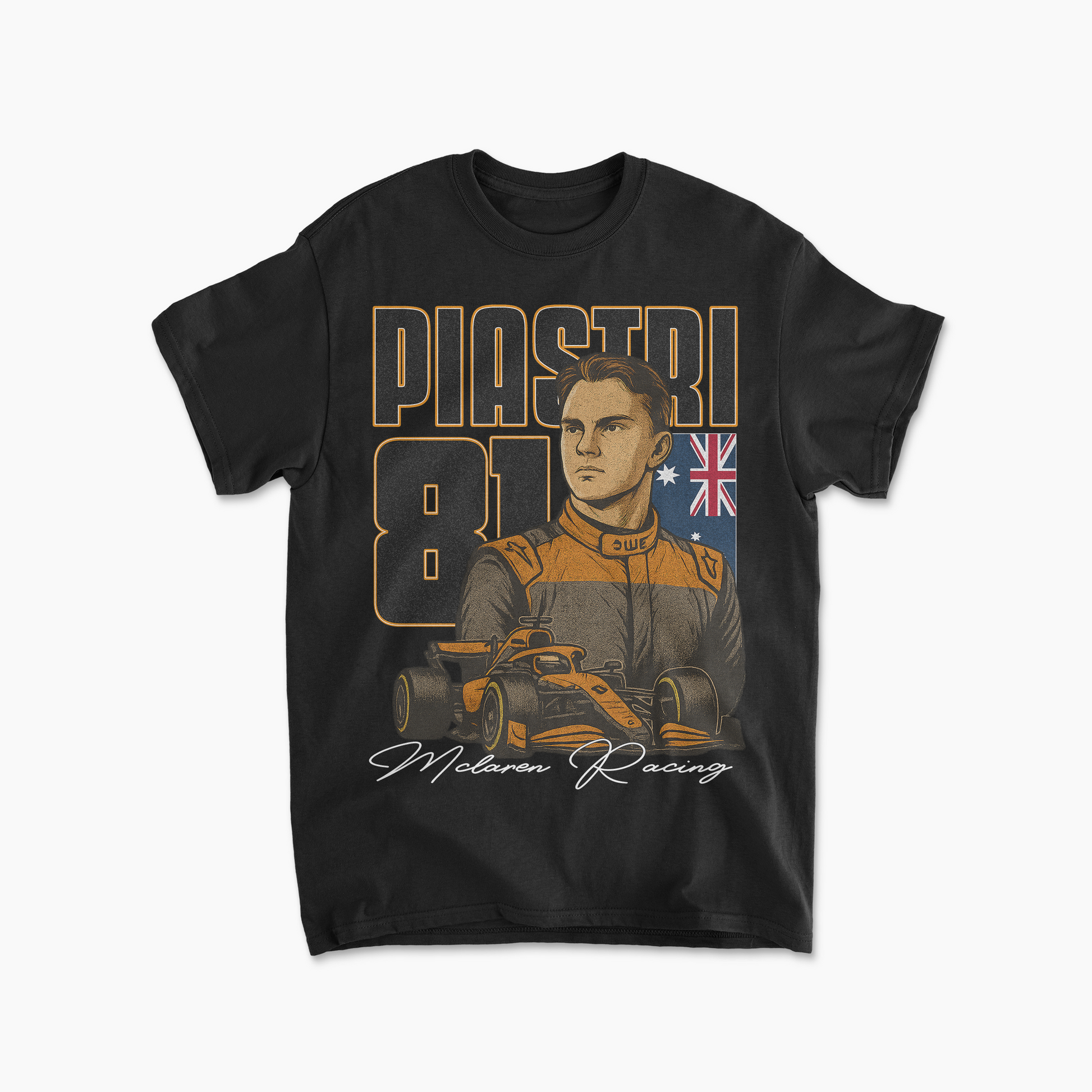Oscar Piastri Inspired Formula 1 McLaren T-Shirt