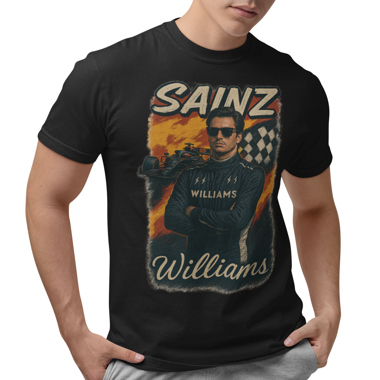 Carlos Sainz Inspired Williams Formula 1 T-Shirt