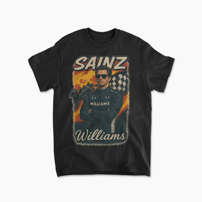 Carlos Sainz Inspired Williams Formula 1 T-Shirt