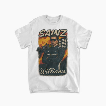 Carlos Sainz Inspired Williams Formula 1 T-Shirt