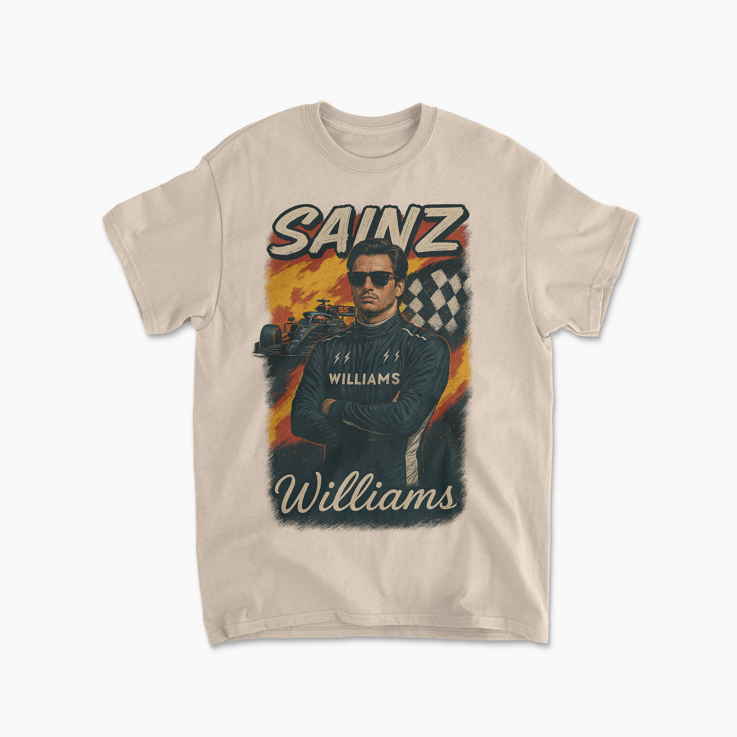Carlos Sainz Inspired Williams Formula 1 T-Shirt