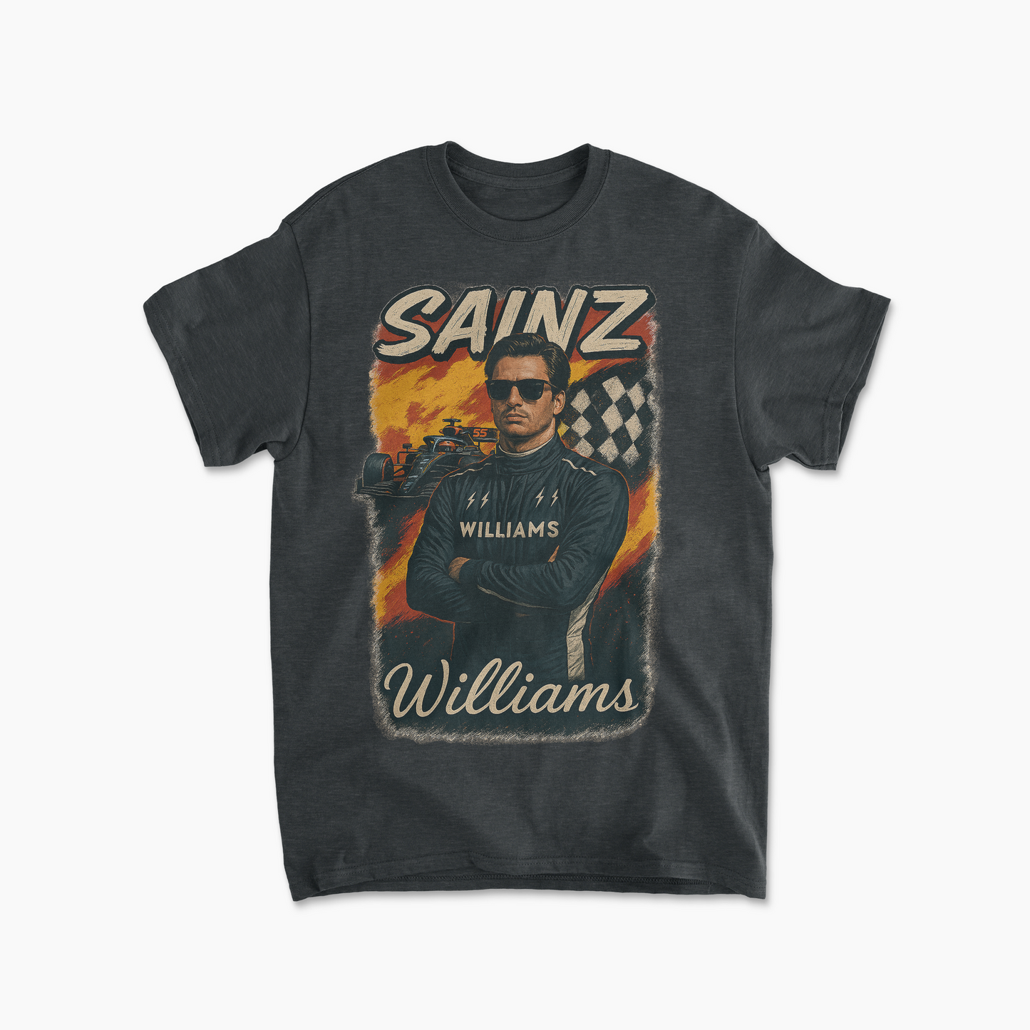 Carlos Sainz Inspired Williams Formula 1 T-Shirt