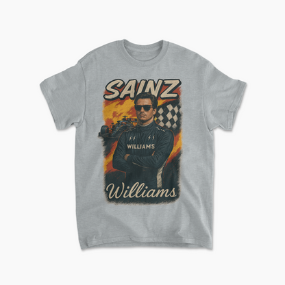 Carlos Sainz Inspired Williams Formula 1 T-Shirt