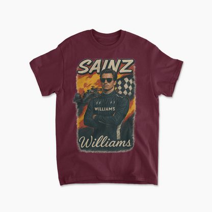 Carlos Sainz Inspired Williams Formula 1 T-Shirt