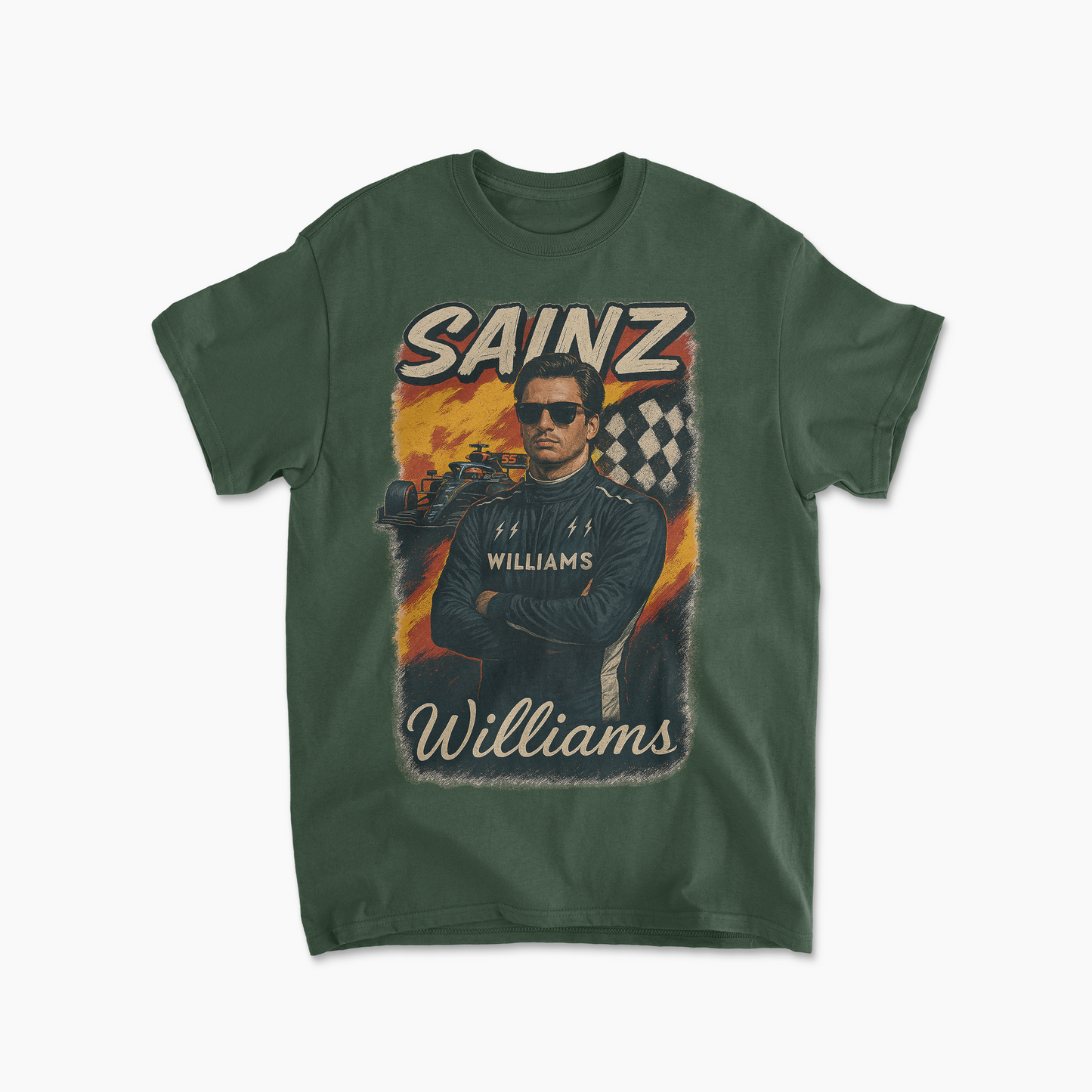 Carlos Sainz Inspired Williams Formula 1 T-Shirt