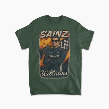 Carlos Sainz Inspired Williams Formula 1 T-Shirt