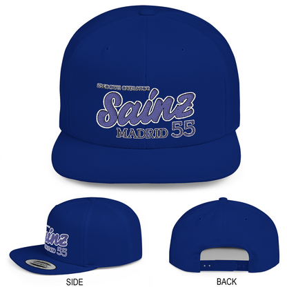 Carlos Sainz Hat | Inspired Williams F1 Racing Flat Bill Hat – Adjustable Motorsport Cap for Fans