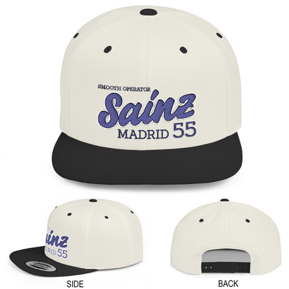 Carlos Sainz Hat | Inspired Williams F1 Racing Flat Bill Hat – Adjustable Motorsport Cap for Fans