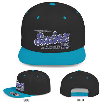 Carlos Sainz Hat | Inspired Williams F1 Racing Flat Bill Hat – Adjustable Motorsport Cap for Fans