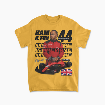 Lewis Hamilton Ferrari F1 T-Shirt, Formula 1 Racing Tee, Motorsport Fan Gift, Unisex Graphic Tee, Casual Racing Apparel
