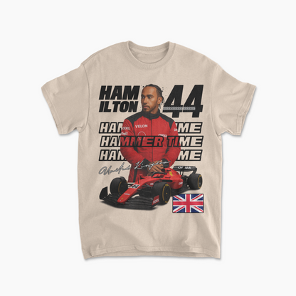 Lewis Hamilton Ferrari F1 T-Shirt, Formula 1 Racing Tee, Motorsport Fan Gift, Unisex Graphic Tee, Casual Racing Apparel