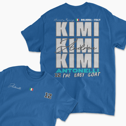 Kimi Antonelli T-Shirt | Inspired Mercedes Racing Merchandise | Motorsports Apparel