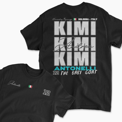 Kimi Antonelli T-Shirt | Inspired Mercedes Racing Merchandise | Motorsports Apparel