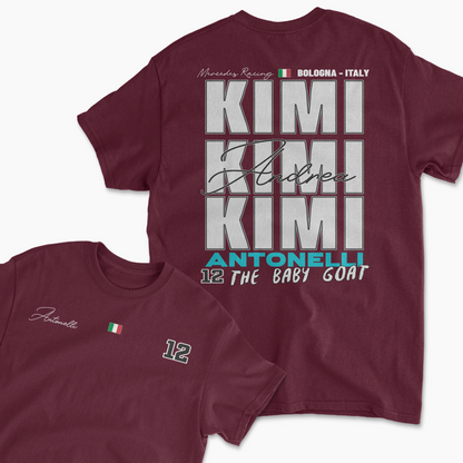 Kimi Antonelli T-Shirt | Inspired Mercedes Racing Merchandise | Motorsports Apparel