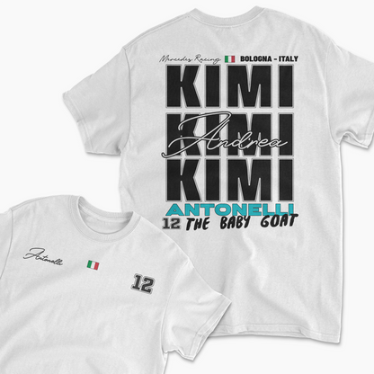 Kimi Antonelli T-Shirt | Inspired Mercedes Racing Merchandise | Motorsports Apparel