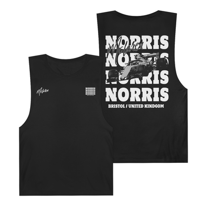 Lando Norris Tank Top | Inspired McLaren Racing Team Apparel | Formula 1 Motorsports Shirt | F1 Gift for Fans