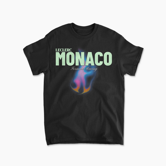 Charles Leclerc T-Shirt Inspired Ferrari F1 Racing Driver Tee Formula 1 Motorsports Apparel Race Fan Gear Monaco Monte Carlo Shirt