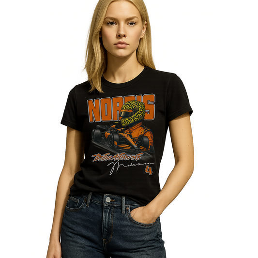 Lando Norris T-Shirt | Inspired McLaren F1 Racing Team Tee | Formula 1 Motorsports Apparel | F1 Driver Fan Gear Race Shirt