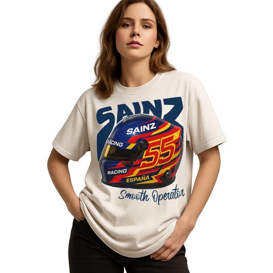 Carlos Sainz T-Shirt | Inspired Williams F1 Racing Team Tee, Comfort Colors Motorsport Apparel, Spanish Driver Fan Gift